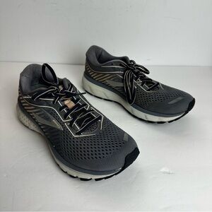 Brooks Ghost 12 Sneakers Women's Size 7 EU 38 Shoes Granite Peach Gray Running